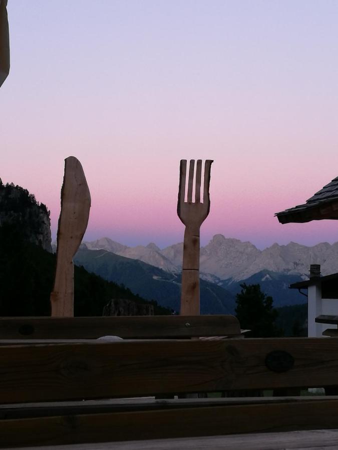 Rifugio Stella Alpina Spiz Piaz Per Escursionisti Hotel Pozza di Fassa Eksteriør billede